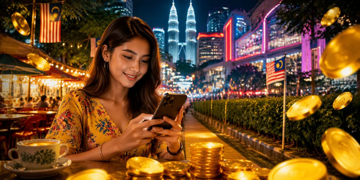 Pengguna membuat deposit bonus di aplikasi 720 Kuala Lumpur